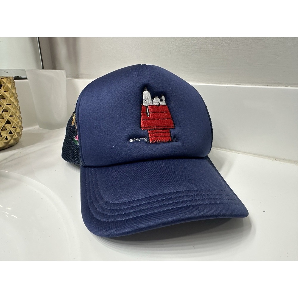 Snoopy Sleeping On Dog House Crowns By Lids Hat One Size Blue